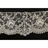 A good group of Brussels needlepoint lace, circa 1860-1900,