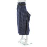 A Westwood/McLaren window-pane checked wool skirt and trousers, 'Witches' collection, Autumn-Winter,