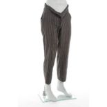A pair of Westwood/McLaren madras-striped cotton trousers, 'Pirate' collection, Autumn-Winter,