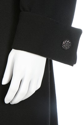 A Sorelle Fontana black wool and Persian lamb ensemble, late 1960s, labelled, - Image 6 of 7