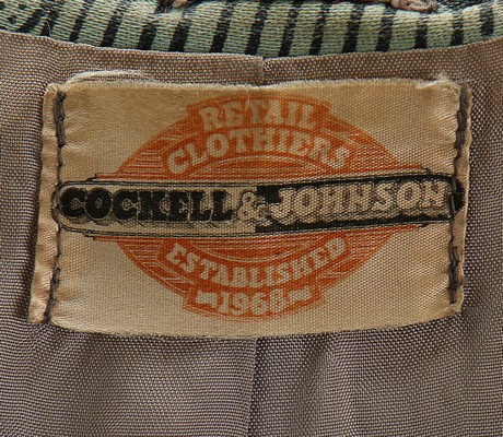 A Cockell & Johnson 'Fred Astaire' satinised cotton jacket, early 1970s, labelled, - Image 7 of 7