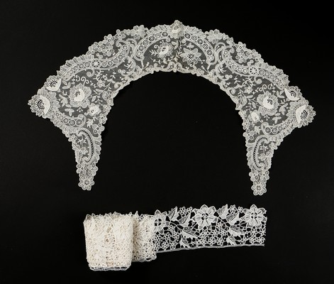 A good group of Brussels needlepoint lace, circa 1860-1900, - Image 5 of 6
