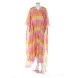 Two Bill Gibb ensembles, 1970s, labelled and size 12, one in shades of pink and orange,