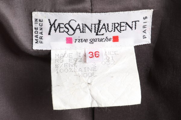 Yves Saint Laurent city suits, 1980s-90s, Rive Gauche labelled, - Image 14 of 14