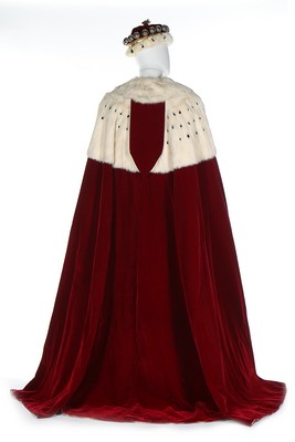 Coronation robes for a Viscount and Viscountess, first half 20th century, - Image 2 of 9