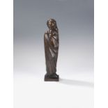 Ernst Barlach 1870 Wedel/Holstein - 1938 Rostock Frau im Wind. 1931. Bronze mit rotbrauner Patina.