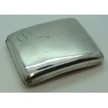 Silver cigarette case