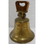 Large brass bell 8' diam. (no striker)