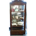 Rosewood display cabinet