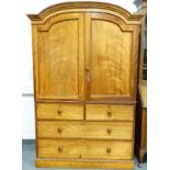 Satinwood linen press