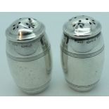 Silver salt & pepper pots
