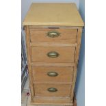 Small pine chest of 4 drawers