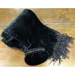 Mourning stole & purse