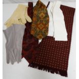 Quantity of stocks, gloves & cravats