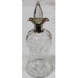 Mappin & Webb silver collard decanter