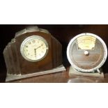 Bakelite electric mantle clock & desk calendar