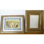 2 Inlaid frames - 1 with plaque