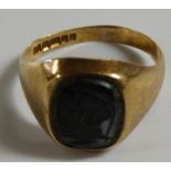 9CT GOLD SIGNET RING