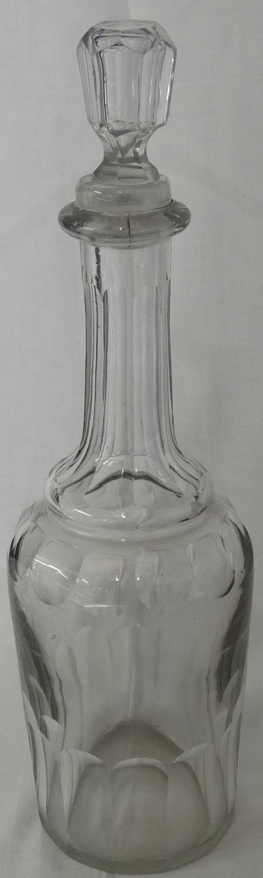 C19TH FRENCH GLASS WINE DECANTER