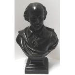 BRONZE BUST SHAKESPEARE 6'H