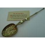 SILVER GILT REPLICA ANNOINTING SPOON