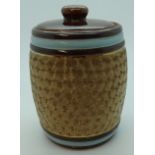 DOULTON TOBACCO JAR - GOLD SPIRALS - REPLACEMENT LID