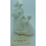 ROYAL WORCHESTER FIGURINE LTD EDITION THE WEDDING DAY + CERTIFICATE