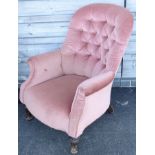 BUTTON BACK ARMCHAIR