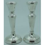 PR MOD 5'H SILVER CANDLESTICKS