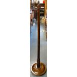 MAHOG COLUMN STANDARD LAMP BASE