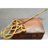 SM SUITCASE + CANE CARPET BEATER