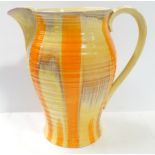 SHELLEY ART DECO HARMONY DRIP GLAZE JUG 10'H