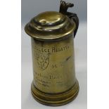 1895 QUEENS COLLEGE REGATTA COXWAINLESS PAIRS TROPHY TANKARD