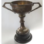 SILVER 1930'S BOXING CLUB TROPHY CUP 680G