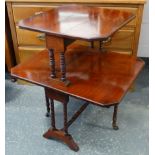 MAHOGANY SUTHERLAND 2 TIER TABLE STAND
