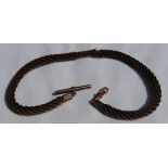 VICTORIAN WOVEN HAIR WATCH LOOP