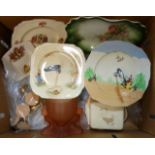 BOX OF CHINA & GLASSWARE