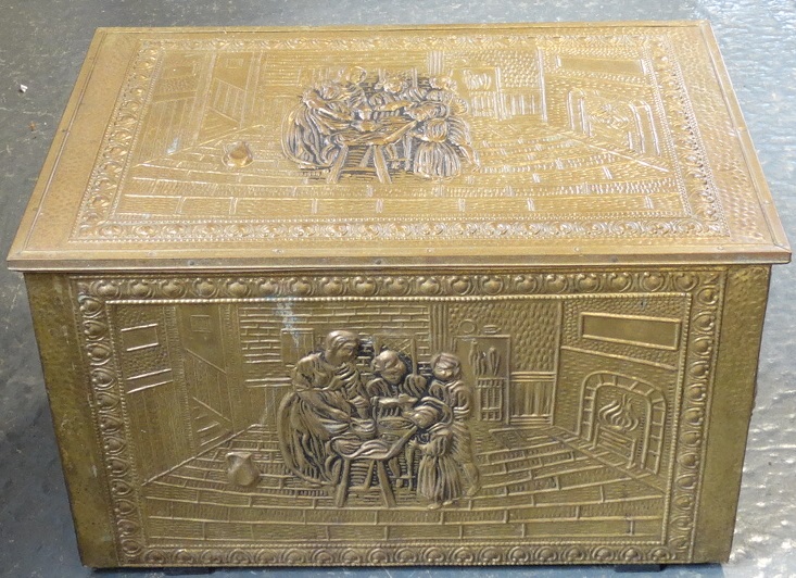 BRASS LOG BOX