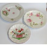 ST CLEMENT FRENCH ROOSTER DISH & 2 PLATES