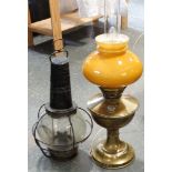 HANGING LANTERN LAMP & OIL LAMP