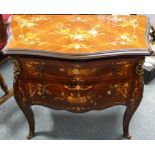 MARQUETRY INLAID BOULE CHEST