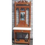 MARBLE TOP HALLSTAND