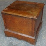 OAK BOX COMMODE