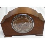 SMITHS OAK MANTEL CLOCK