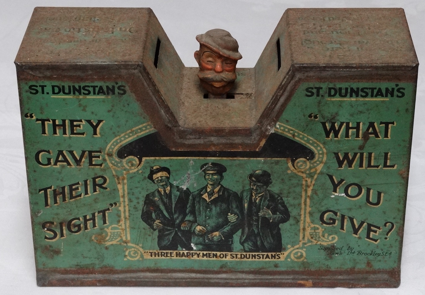 DUNSTANS METAL COLLECTION BOX - Image 2 of 2