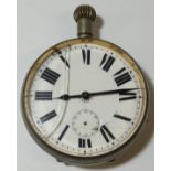 LARGE 8 DAY RAILWAY POCKET WATCH