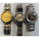 TISSOT CHRONOGRAPH, SEKONDA 50M, SEIKO 5 WRISTWATCHES