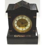 VICTORIAN SLATE MANTEL CLOCK