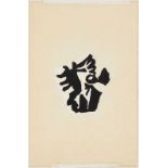 HANS ARP(Strassburg 1886 - 1966 Basel)3 Bll.: Composition. Aus: Anthologie V.1958. 1919.Holzschnitt.