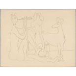 PABLO PICASSO(Málaga 1881 - 1973 Mougins)Mes dessins d'Antibes 1946.1958.Portfolio mit 16